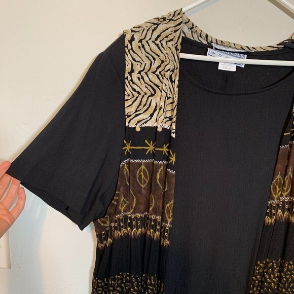 NWT Vintage Jessica Howard 2 Piece Short Sleeve Dress & Shaw Womens Size 20 USA - Picture 3 of 12